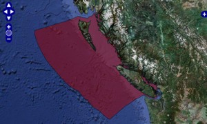 Canadian Exclusive Economic Zone [Pacific part] area definition